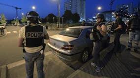 Des policiers de la Bac.