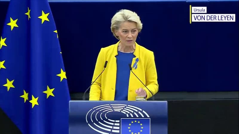 Ursula von der Leyen défend les sanctions européennes contre la Russie, l'heure 