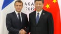 Emmanuel Macron et Xi Jinping lors du G20 à Osaka, 28-29 juin 2019
