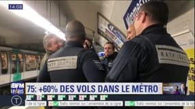 Les vols dans les métros parisiens ont augmenté de 60% depuis le début de l'année