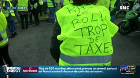 Déjà des actions des "Gilets jaunes": "Si je pouvais, je bloquerais les stations-services tous les soirs"