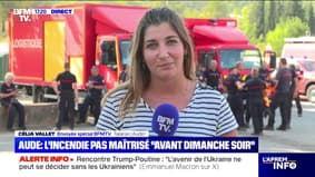 Incendie dans l'Aude: les pompiers redoutent le vent et les températures élevées