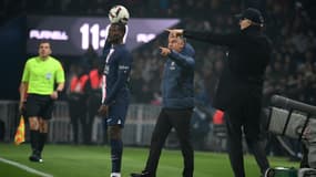 Christophe Galtier et Laurent Blanc 