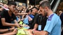 Bernard Silva lors d'une tournée en Chine de Manchester City, le 18 juillet 2019