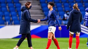 Corinne Diacre et Elisa De Almeida