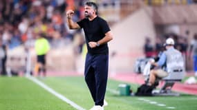 Gennaro Gattuso lors de Monaco-OM en Ligue 1, 30 septembre 2023