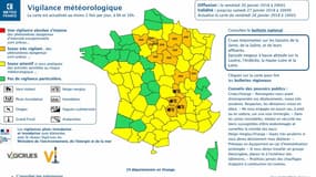 16 départements sont en vigilance orange vendredi.