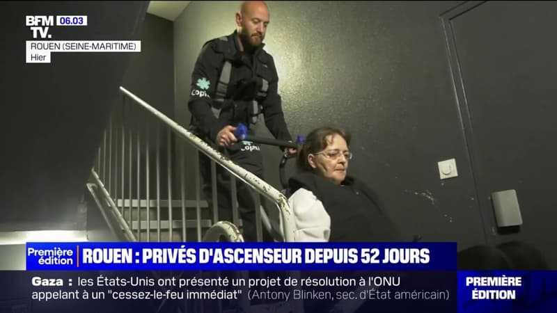 Rouen: des habitants d'une tour de 15 étages sont privés d'ascenseur depuis 52 jours