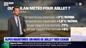 Alpes-Maritimes: un mois de juillet particulièrement chaud 