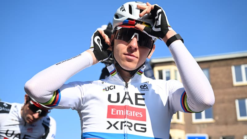 Tadej Pogacar sur le Tour de Romandie avant le depart de la premiere etape 29 avril 2026 2278630