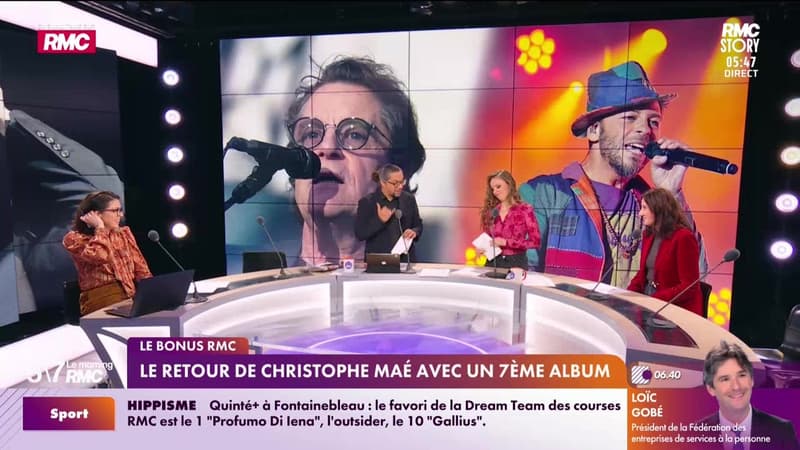 Le bonus RMC : Le retour de Christophe Maé avec un septième album - 17/03