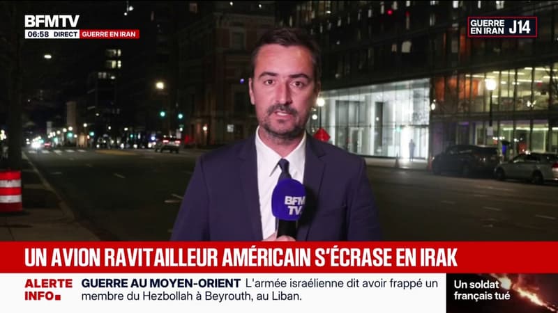 Guerre au Moyen-Orient: un avion ravitailleur américain s'écrase en Irak