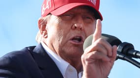 Donald Trump en meeting dans l'Ohio. 