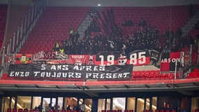 Des supporters de Nice à Lyon le 16/02/2024