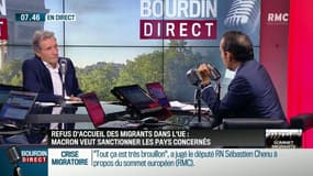 "L'UE est en train de s'affaisser, j'allais dire de s’écrouler... C'est d'ailleurs ceux qui disent 'il faut plus d'Europe', les Macron, les Merkel, qui sont en train d'enterrer l'Europe"