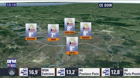 Météo Paris-Ile de France du 14 décembre: Un temps nuageux avec quelques averses