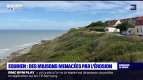 Pas-de-Calais: des maisons menacées par l'érosion à Equihen-Plage