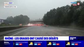 Rhône: les orages ont causé des dégâts