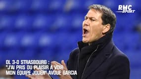 OL 3-0 Strasbourg : "J’ai pris du plaisir à voir mon équipe jouer" avoue Garcia