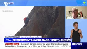 Avalanche mortelle au Mont Blanc: "Faire un raccourci avec le réchauffement climatique serait de la mauvaise foi", assure Jean-Marc Peillex (maire de Saint-Gervais-les-Bains)