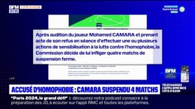 AS Monaco: accusé d'homophobie, Mohamed Camara suspendu pour quatre matchs