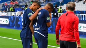 Thiago Silva et Kylian Mbappé