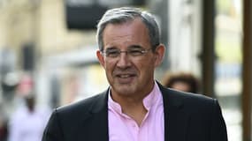 Thierry Mariani, près du quartier général du parti Les Républicains, le 11 juillet 2017 à Paris.