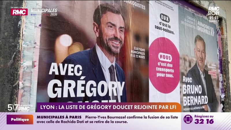 Lyon : La liste de Grégory Doucet rejointe par LFI