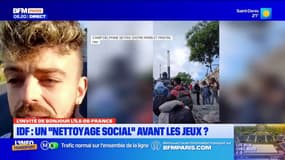 Paul Alauzy, coordinateur Médecins du monde, dénonce des "violences" policières et une "chasse aux SDF" en Seine-Saint-Denis
