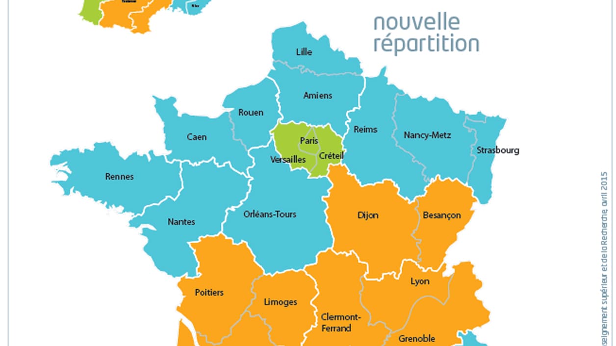 Le nouveau zonage des vacances scolaires prend en compte le futur redécoupage des régions. Le nouveau zonage des vacances scolaires prend en compte le futur redécoupage des régions.