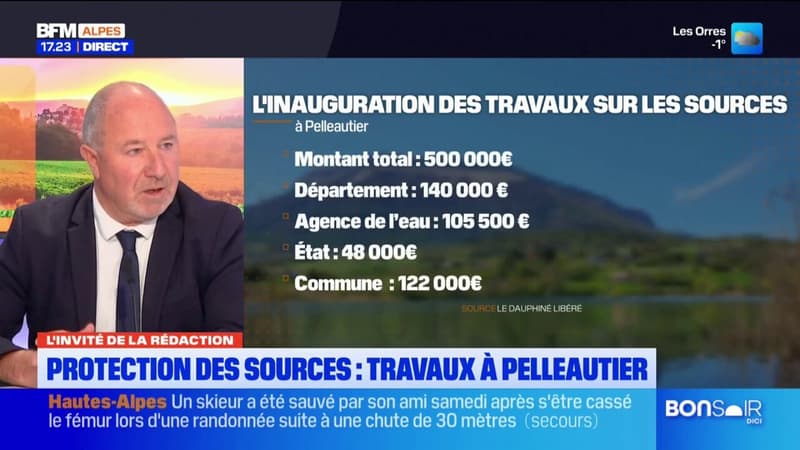 Protection des sources: l'investissement le plus conséquent à Pelleautier, selon le maire