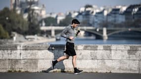 Un joggeur à Paris