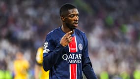 Ousmane Dembélé concentré pendant la finale de Ligue des champions du PSG contre l'Inter Milan, le 31 mai 2025