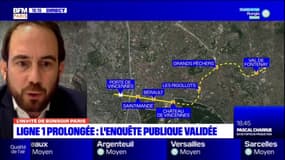 Prolongement de la ligne 1: pour Patrice Bessac, maire (PCF) de Montreuil, "il fallait absolument qu'une enquête publique soit lancée"