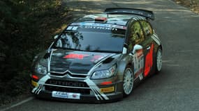 La voiture de Robert Kubica lors du rallye du Var, le 24 novembre