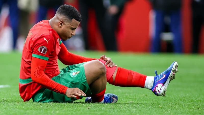 Terrible nouvelle pour le Maroc et pour Lille: "Je pense qu'il a les ligaments croisés", la crainte de Regragui pour Igamane après la finale de la CAN