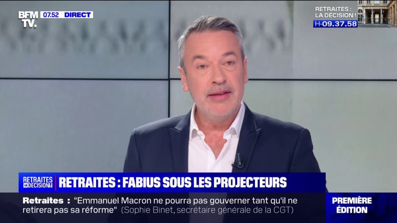 ÉDITO Retraites Laurent Fabius sous les projecteurs