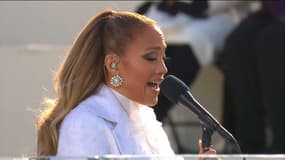 Jennifer Lopez lors de l'investiture de Joe Biden le 20 janvier 2020