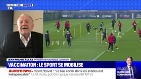 Pour le président de l'OL Jean-Michel Aulas, "le lien social dans les stades est indispensable"