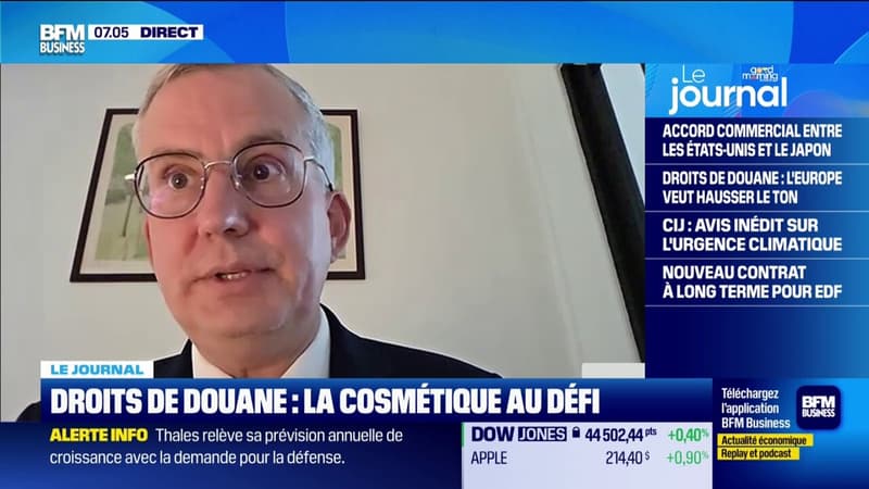 Droits de douane: la cosmétique au défi