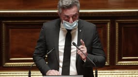 Stéphane Ravier au Sénat le 11 janvier 2022. 