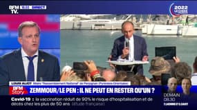 Louis Aliot, maire RN de Perpignan, à propos d'Eric Zemmour: "Je pense qu'il peut encore renoncer"