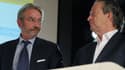Frédéric Thiriez et Jean-Pierre Louvel, président du Havre