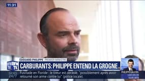 Carburants: "J'entends parfaitement la grogne, mais il n'y a pas de solution magique au dérèglement climatique" déclare Édouard Philippe