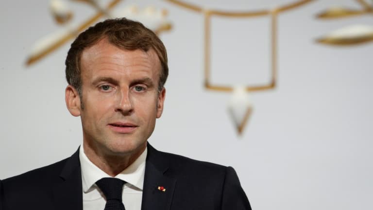 Le président Emmanuel Macron le 20 septembre 2021 à Paris