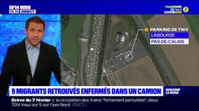 Pas-de-Calais: une famille de migrants découverte enfermée dans un camion à Labourse