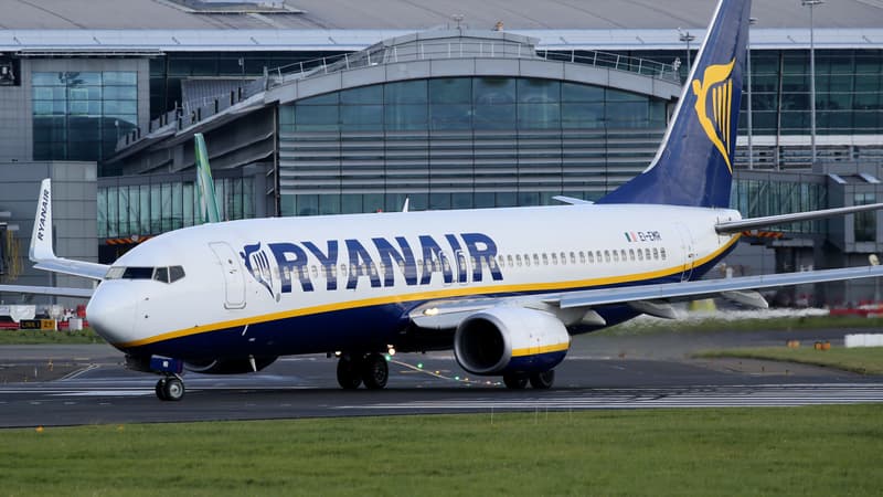 L'Irlandais tentait d'attraper son vol Ryanair à l'aéroport de Dublin, ici photographié le 21 septembre 2017.