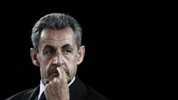 L'ancien président Nicolas Sarkozy, le 8 octobre 2021 à Bordeaux