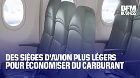 Des sièges d'avion plus légers pour économiser du carburant  