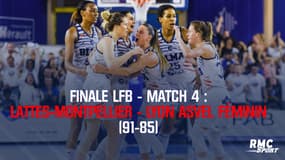 Résumé : Lattes-Montpellier - Lyon ASVEL féminin (91-85) – Finale LFB Match 4